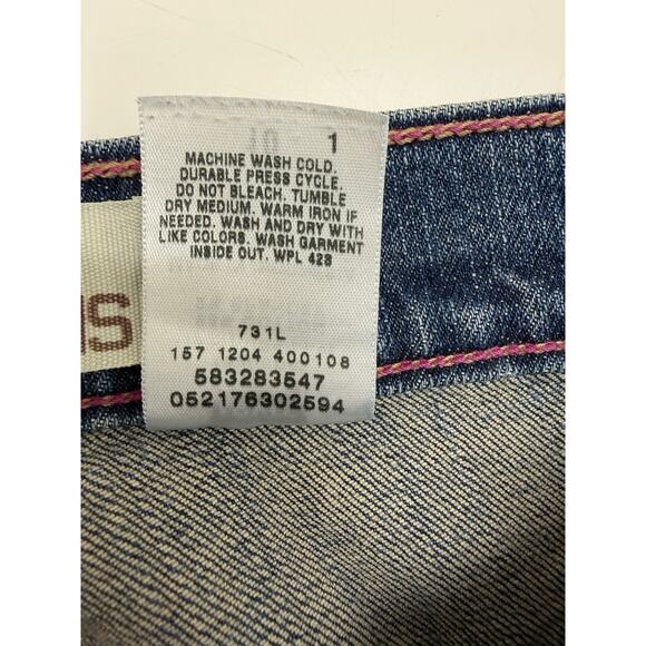 Levis Womens Capris Size 10 Nouveau 515 Denim - Picture 5 of 11